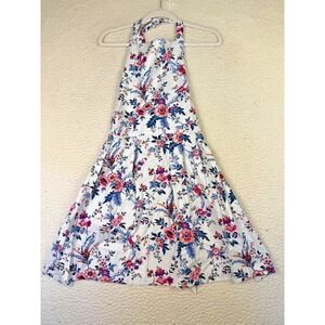 Vera Bradley Floral Cotton Bib Apron One Size Birds Print Kitchen‎ Cottagecore
